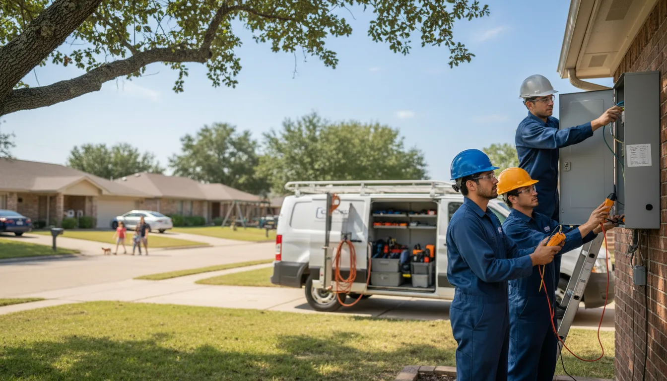Certified electrician providing emergency electrical services in Imperial, NE